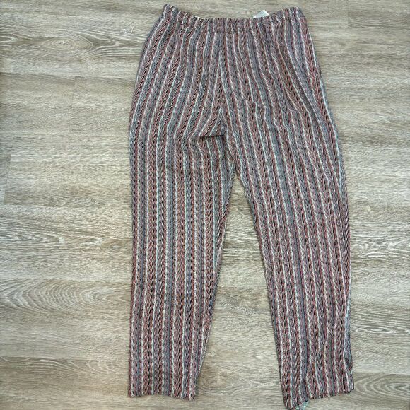 BCBGMAXAZRIA Sebastian Geometric Print Pants Elastic Waist Size M - Picture 6 of 6